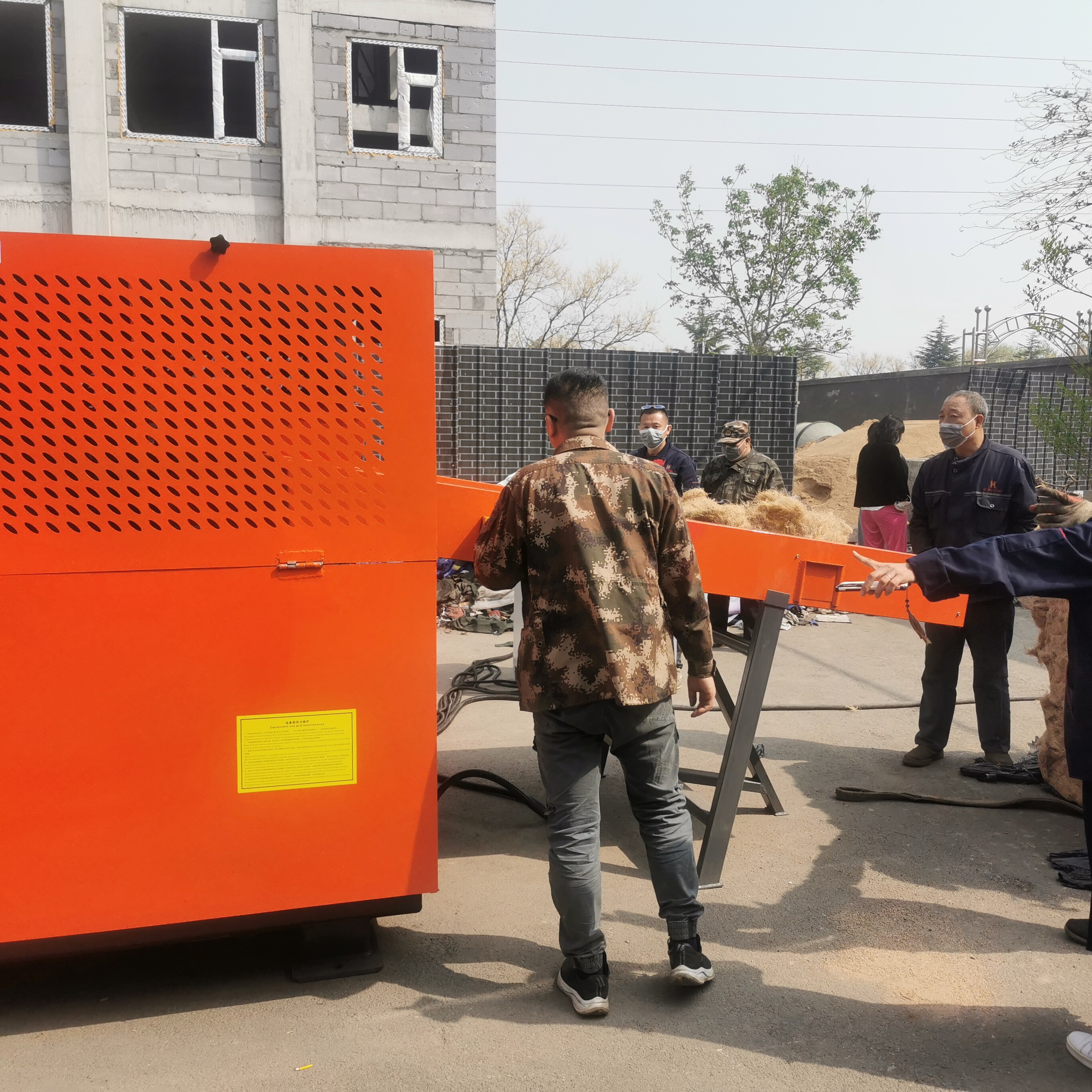 Indonesia Malaysia, Thailand EFB / Palm Fiber Cutting Machine Coconut Fiber shredder palm thread China factory suppiler 