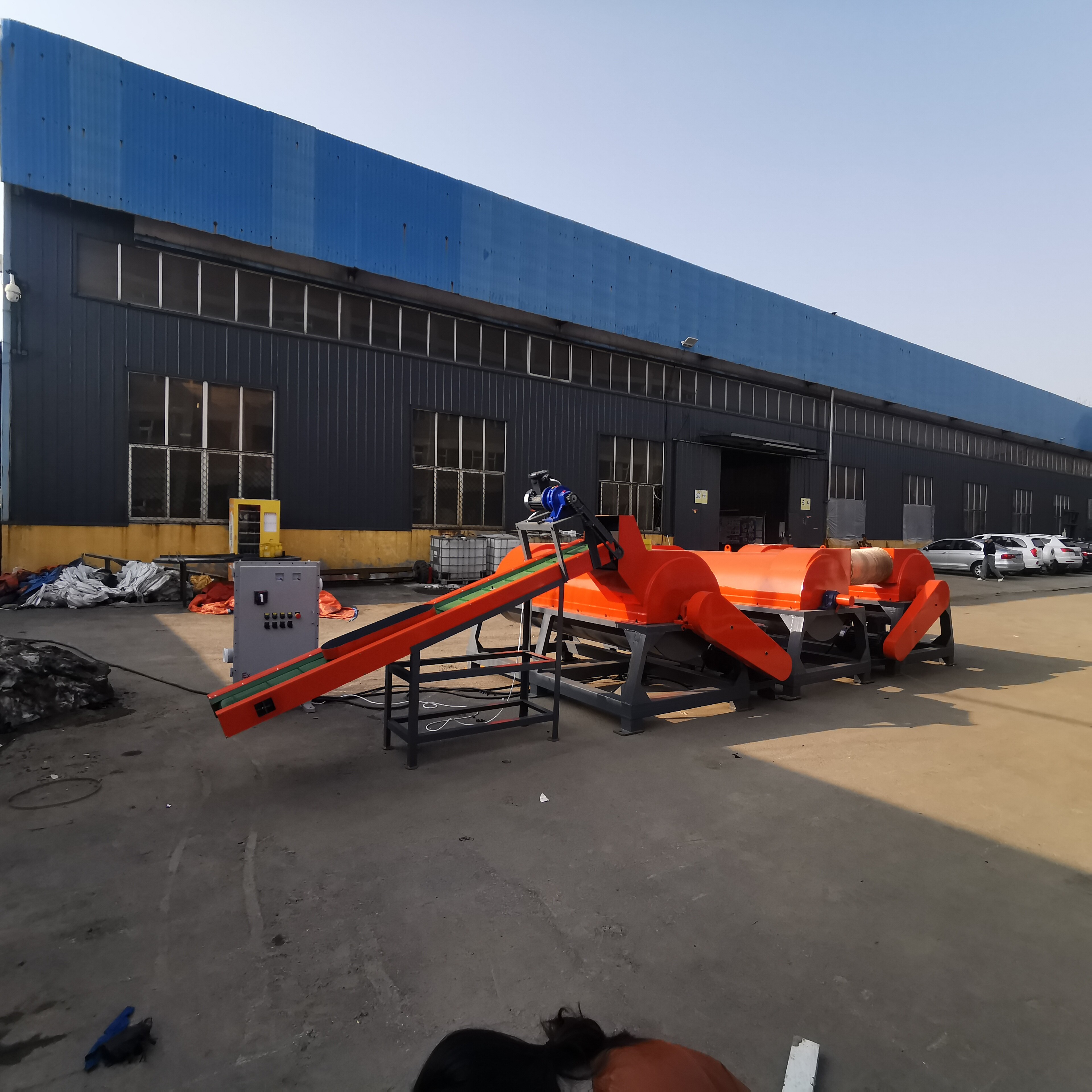 Carbon fiber dispersing machine Carbon Fiber Felt Scattering Machine Diapers Opening Device Efficient Low Damage