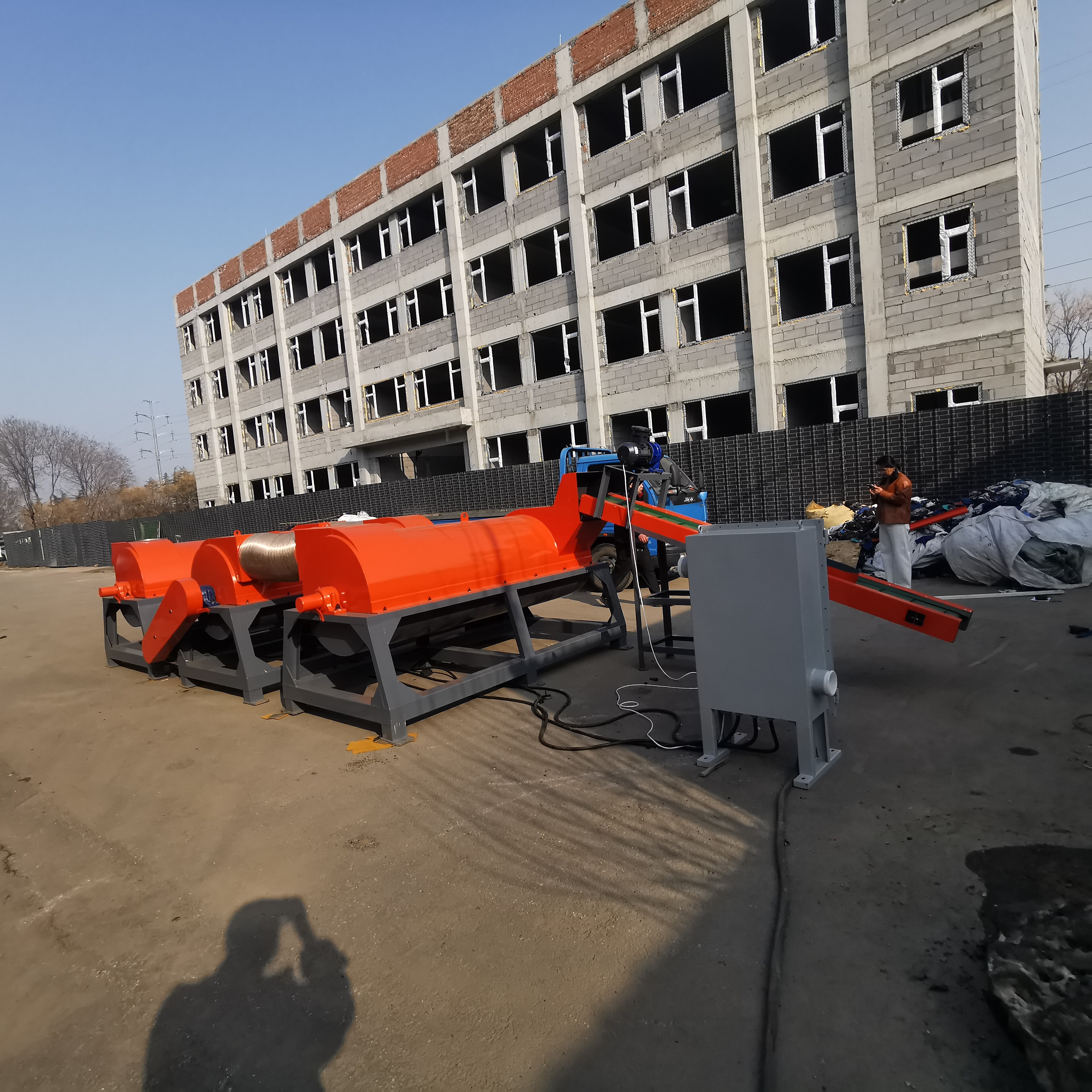 Carbon fiber dispersing machine Carbon Fiber Felt Scattering Machine Diapers Opening Device Efficient Low Damage