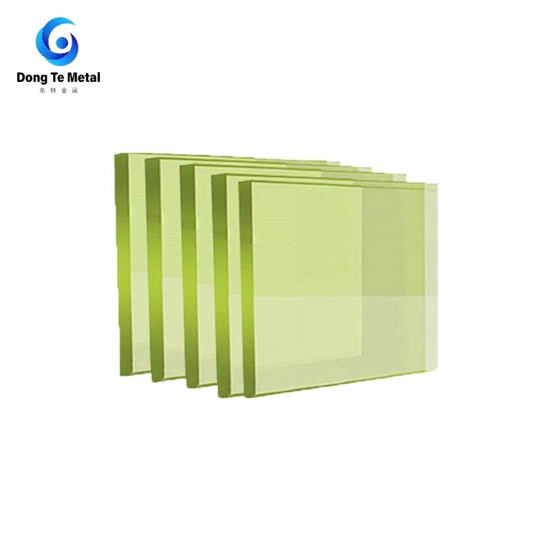 High-quality lead glass sheets