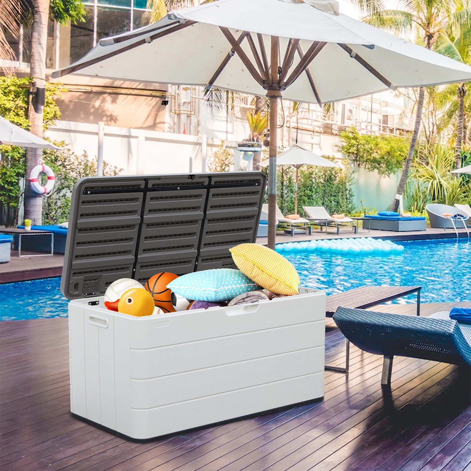 Plastic Storage Deck Box