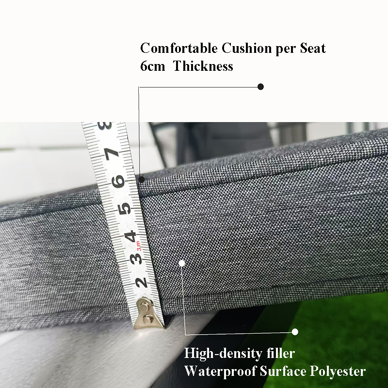 Yimire Modern Outdoor 3-Piece Patio Furniture Set Home & Garden Modern Sofa with Waterproof Cushions for Sale