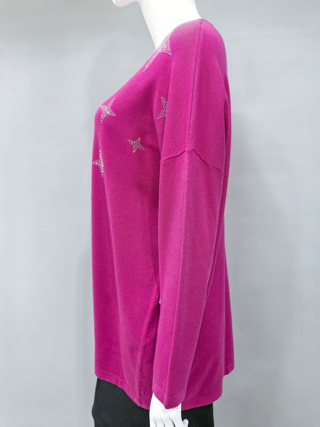 Knitted sleeve short style (loose)