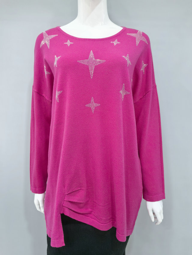 Knitted sleeve short style (loose)