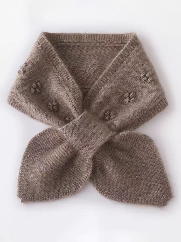 Women's Knitted Short Scarf