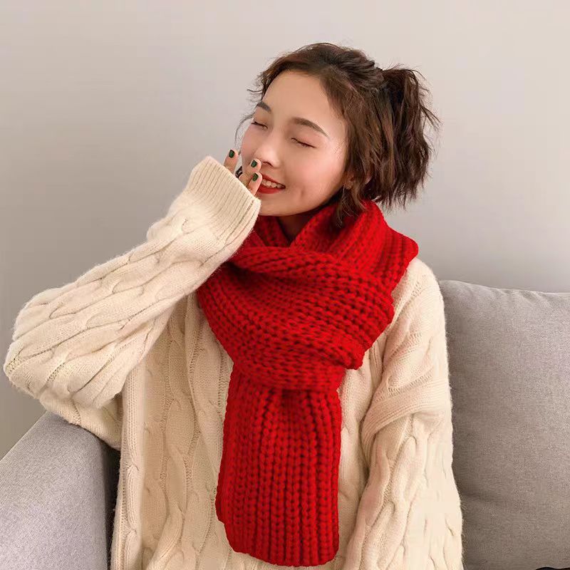 Women's knitting Fried Dough Twists scarf