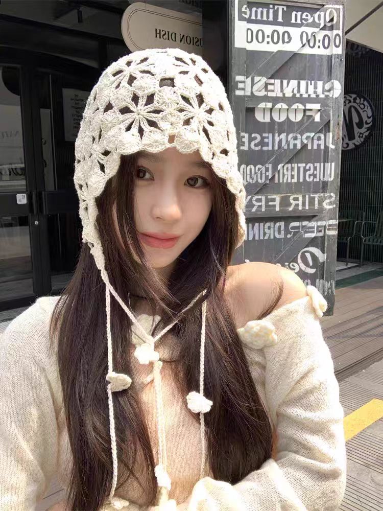 adies' Spring/Summer Thin Knitted Hat