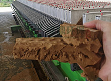 Treatment effect of plate and frame filter press in large sand and gravel production line