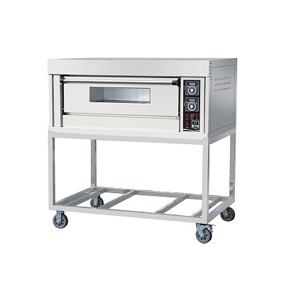 One Layer Two Trays Electric oven(with customizable cart）