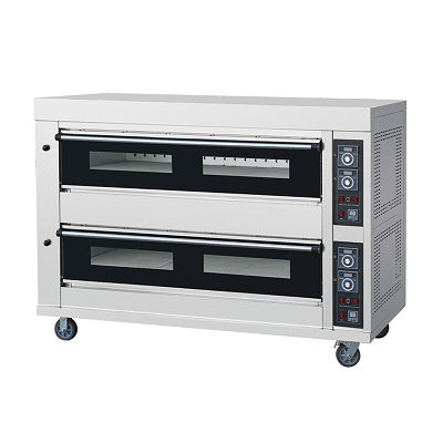Two Layers Eight Trays Gas Deck Oven