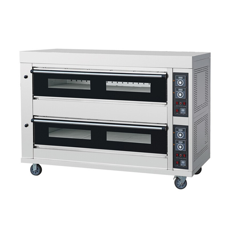 Two Layers Six Trays Gas Deck Oven