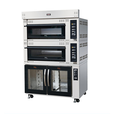 HongDao high end two layers four trays electric oven+Fermentation tank