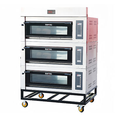 Hongdao Three Layers Six Trays Electric Deck Oven