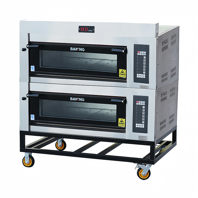 Hongdao Two Layers Four Trays Electric Deck Oven