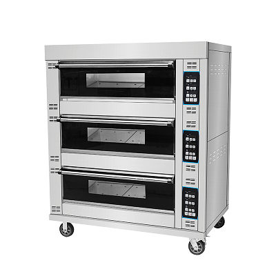 Three Layers Six Trays Computerized Oven