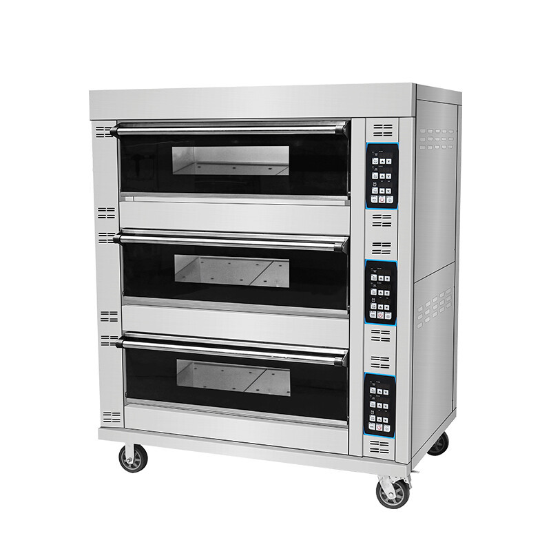 Three Layers Six Trays Computerized Oven