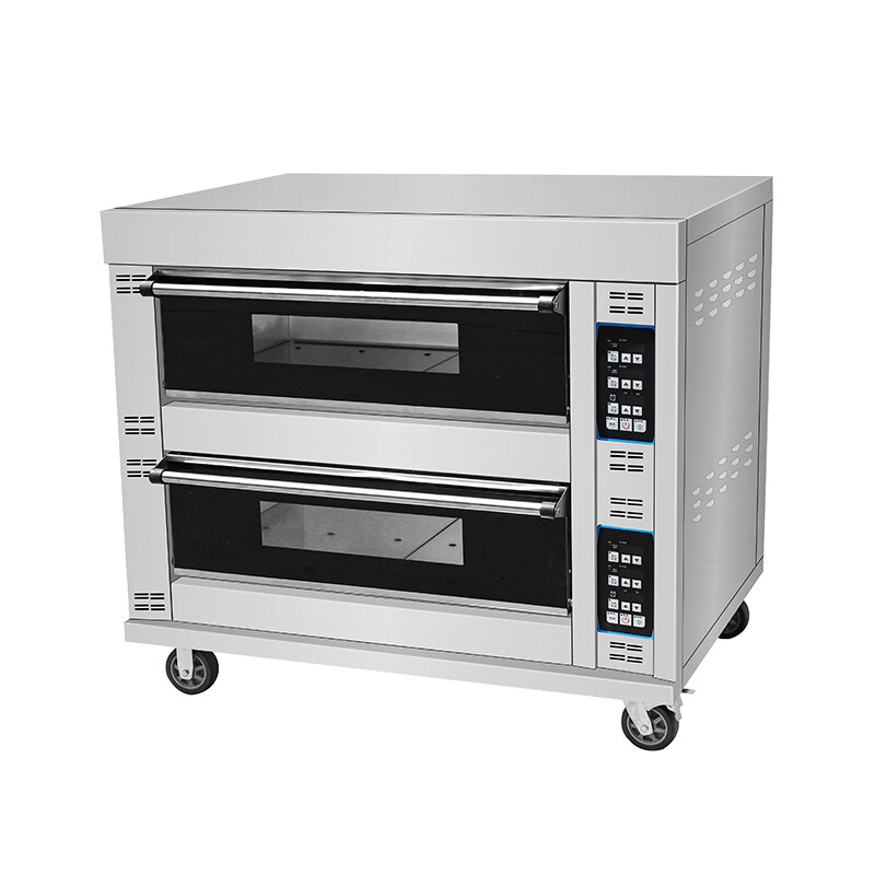 Two Layers Four Trays Computerized Oven