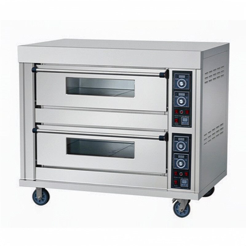 Two Layers Four Trays Electric Deck Oven