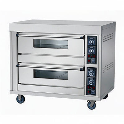 Two Layers Four Trays Electric Deck Oven