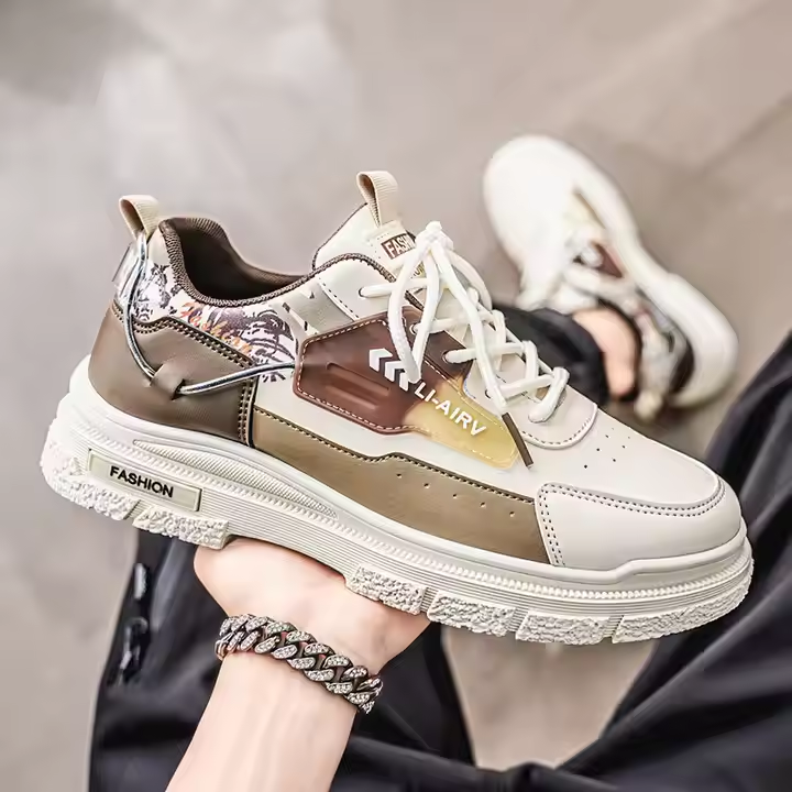 2025 New Low Cut Men's Shoes Outdoor Mountaineering Waterproof Wear-Resistant Non-slip Sports Casual Workwear Board Shoes