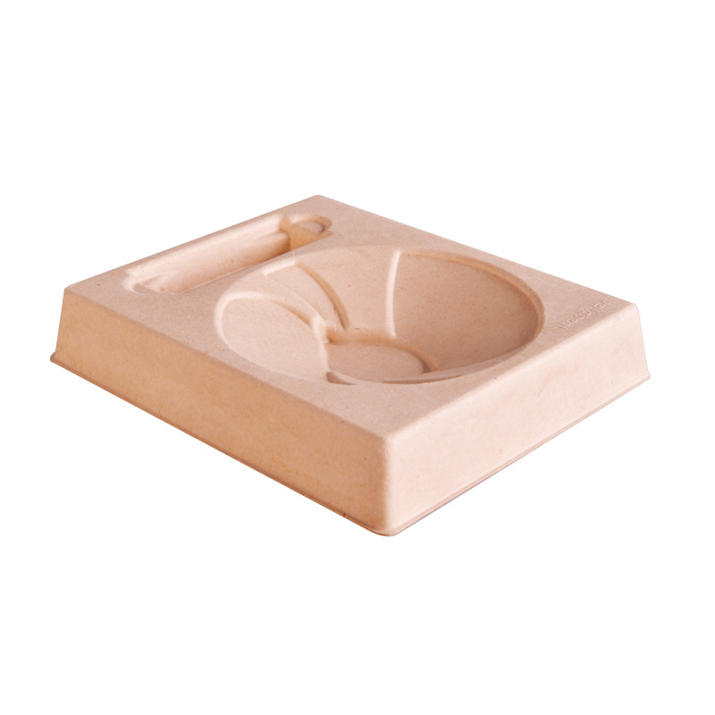 Customized production of bamboo pulp cosmetic paper trays, pulp boxes, pulp trays, and samples. Please refer to the pictures for details.