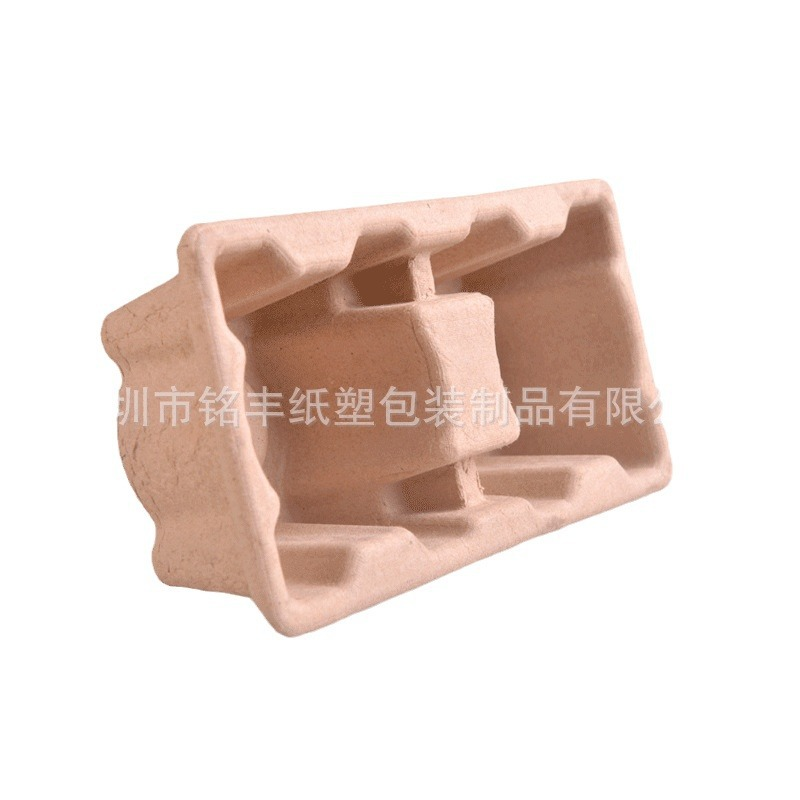 Pulp molded packaging manufacturer - Coffee cup, milk tea cup packaging - Pulp cup holder for packaging, environmentally friendly dry pressing and wet pressing paper tray