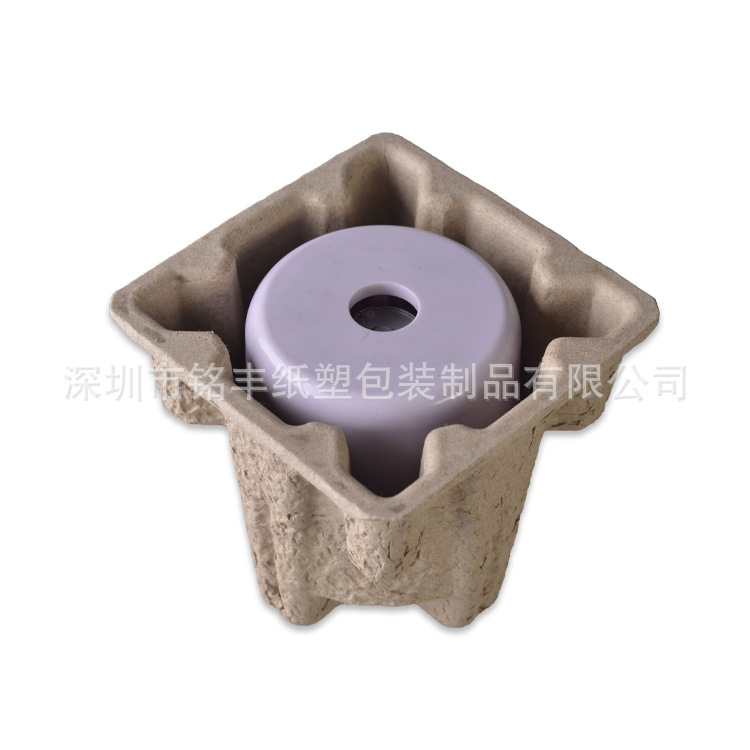Manufacturer of massage device paper tray, made of environmentally friendly pulp molded by dry pressing and wet pressing, with anti-pressure function, located in Shenzhen.