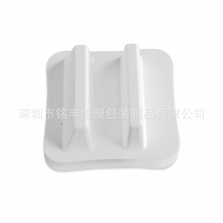 Digital product pulp tray made of sugarcane pulp paper, molded by compression and wet pressing, environmentally friendly paper tray packaging, degradable pulp tray pallet