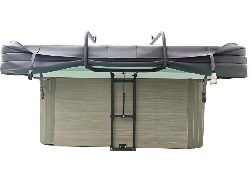 Customized Anti-Rust New Black Spa Cover Lift Aluminum Alloy Hot Tub Cover Lid Lifter for Outdoor Use