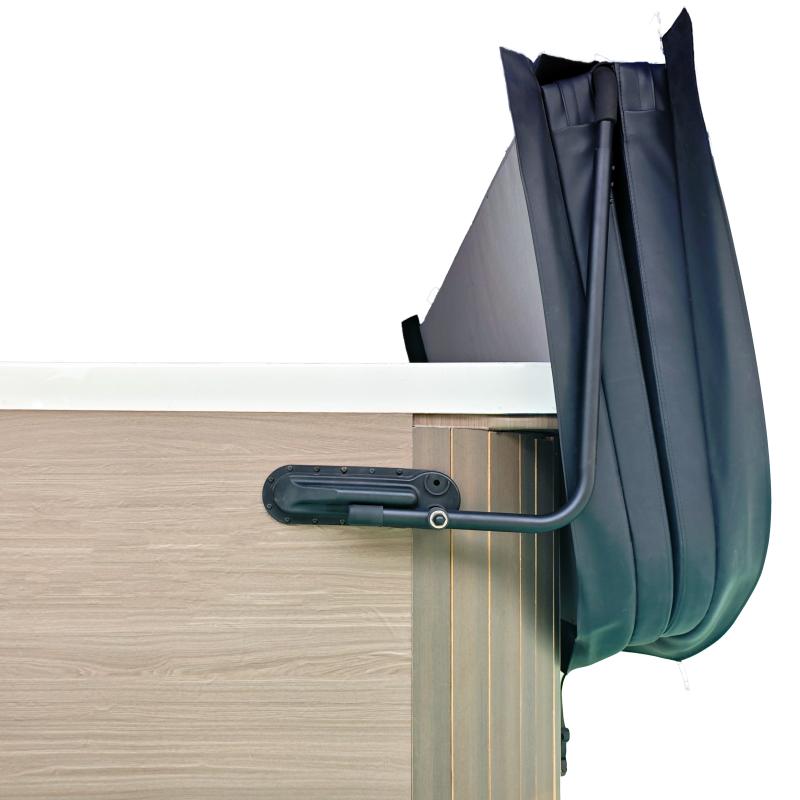Outdoor Hot Tub Cover Lifter Aluminum Cabinet-mount Installation Assist III Spa Accessories