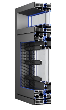 110A BROKEN BRIDGE INSIDE AND OUTSIDE FLAT FRAME WINDOW 