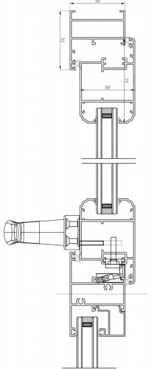 50 NON-BROKEN BRIDGE CASEMENT WINDOWS 