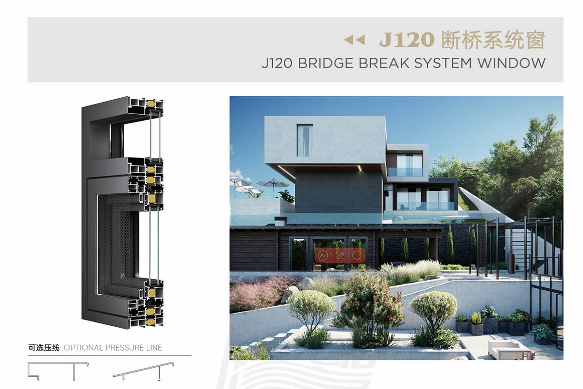 Casement Window\Tilt and Turn Window\Awning Window\Bridge Break System Window\​​Double internal opening\aluminum windows\Internally Open And Internally Inverted\Double Glazed Windows
