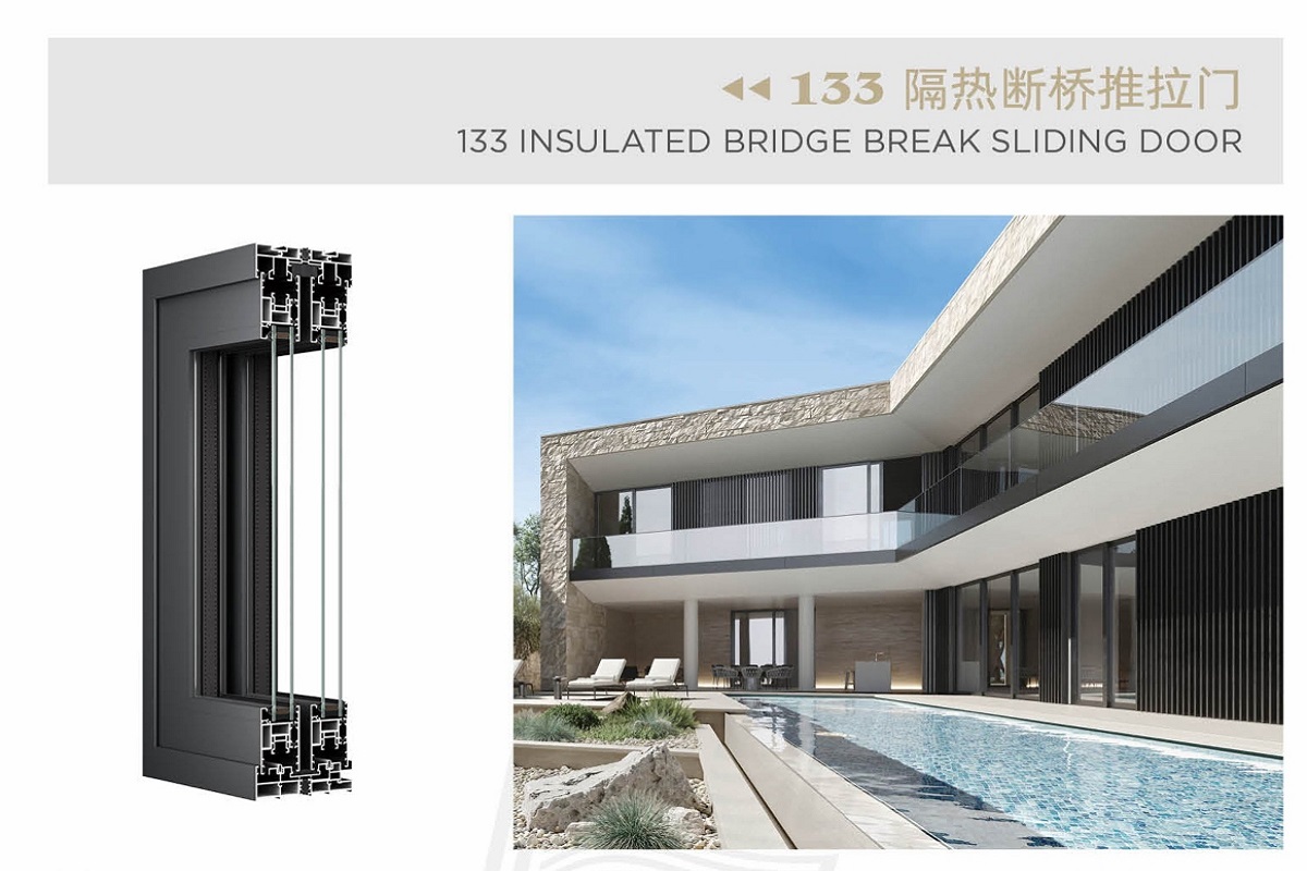 Sliding Glass Door\Insulated Bridge Break Sliding Door​\Sliding Door Design\Glass Door