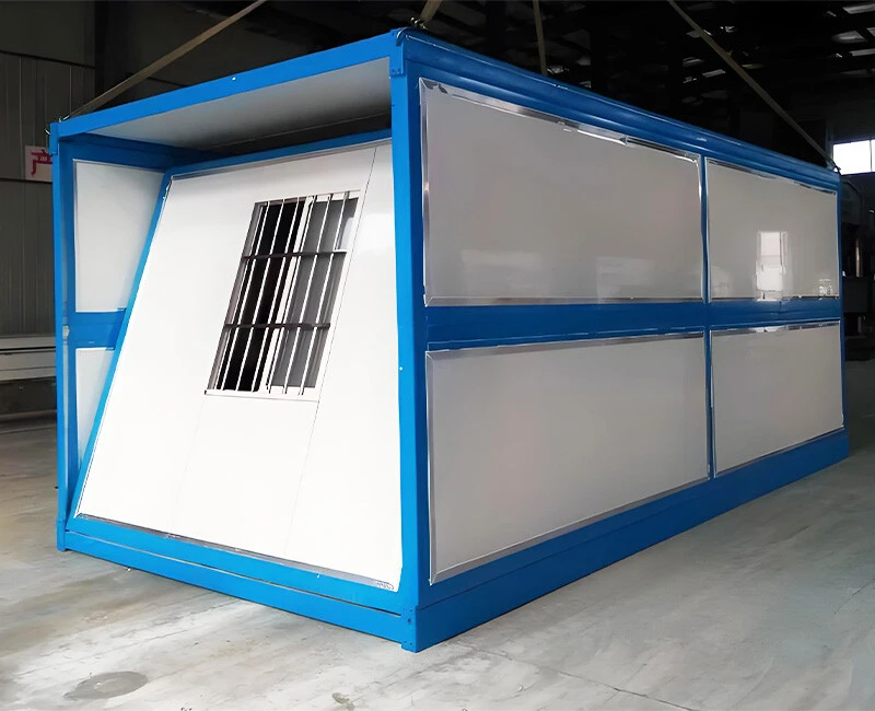 Expandable foldable container house