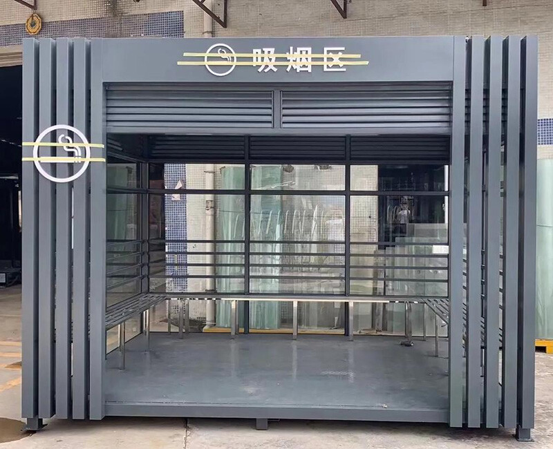 Portable smoking booth