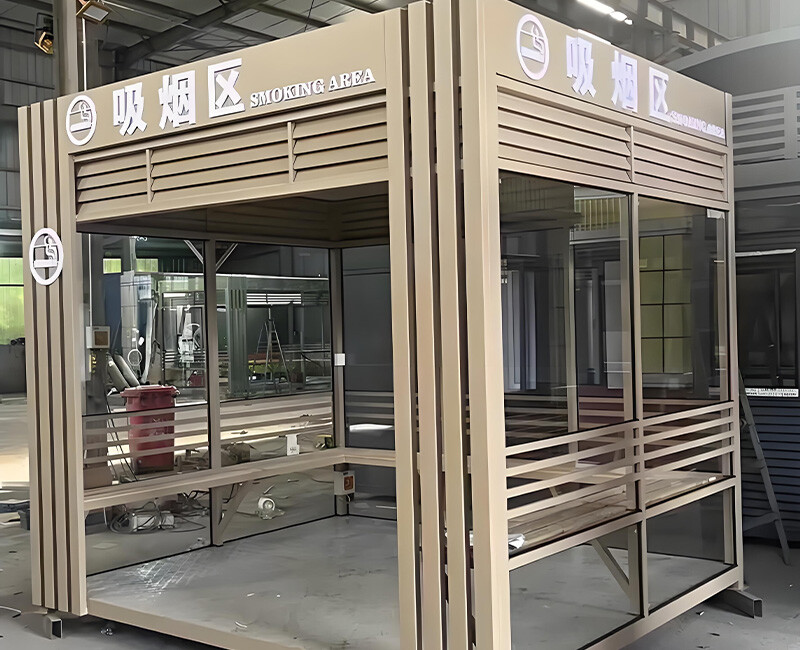 Customized outdoor waterproof smoking booths