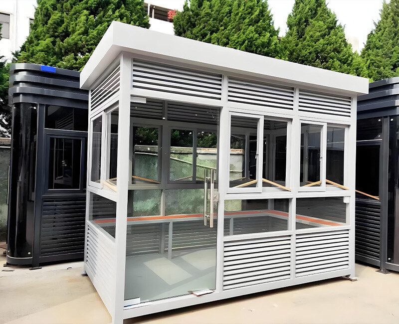 Prefabricated outdoor smoking booths