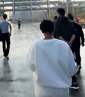 Customers visit the factory