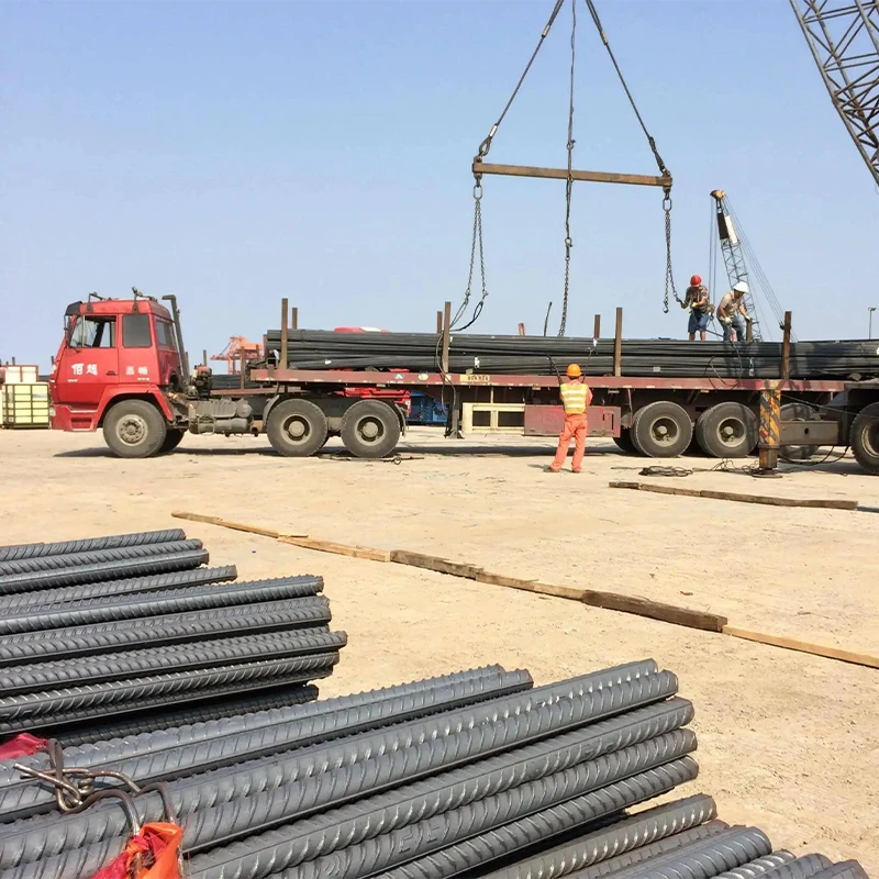 Steel Bar Packing Process