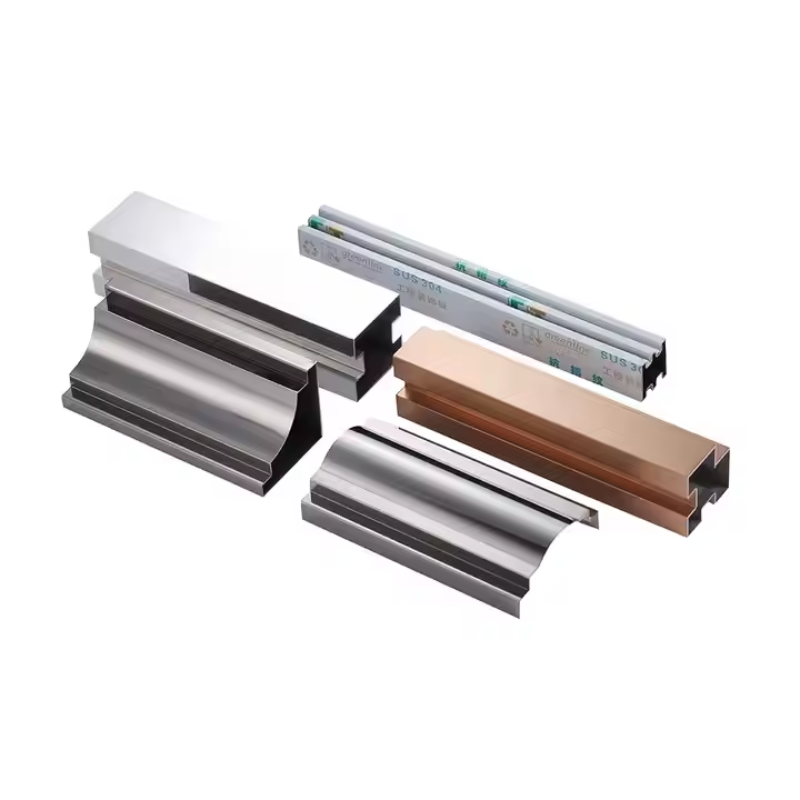 Customized 201 202 304 316 stainless steel you and C channel profiles and other stainless steel channels