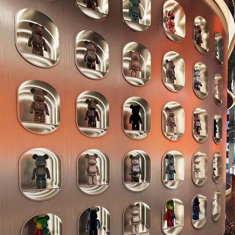 Stainless steel display wine cabinet display rack light luxury basement wine cabinet private wine cabinet home wine cabinet