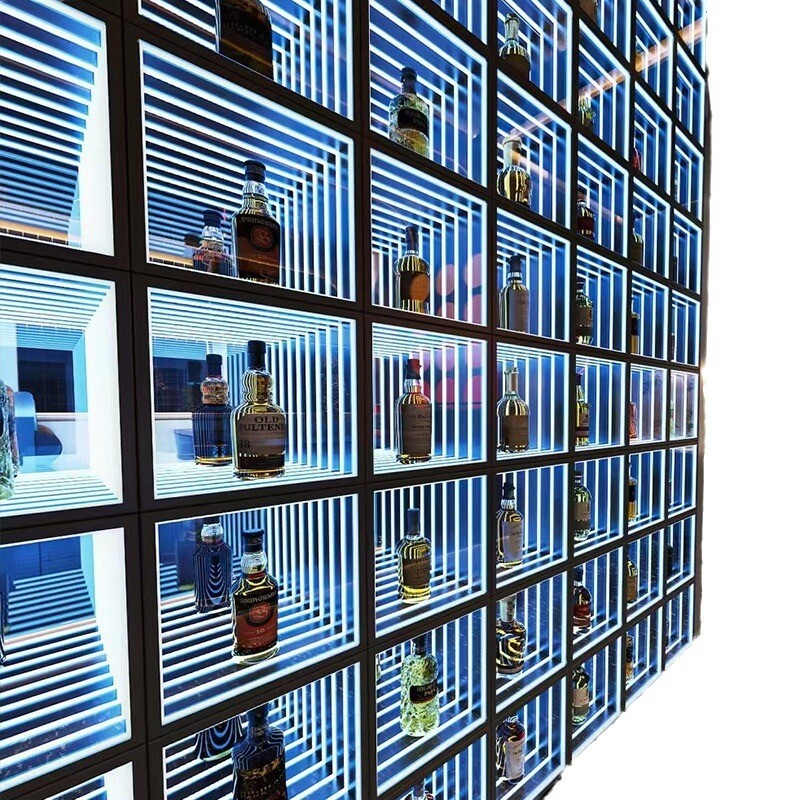 Stainless steel wine cabinet, acrylic wine cabinet, villa thermostatic wine cabinet, red wine cabinet, cigar cabinet