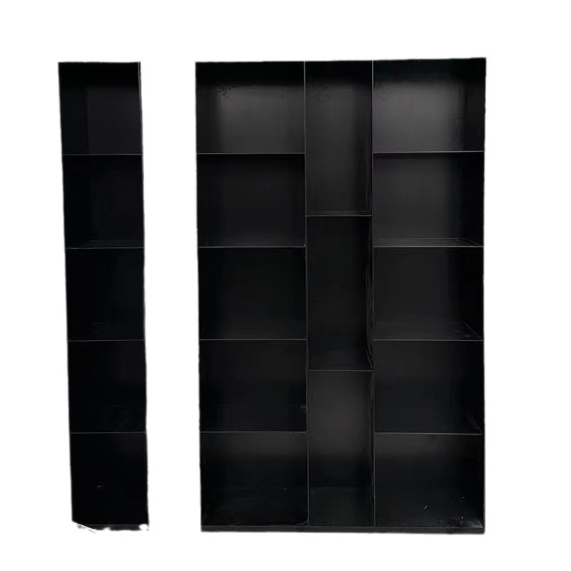 Light luxury household stainless steel niche TV cabinet stainless steel screen partition background wall screen metal cabinet