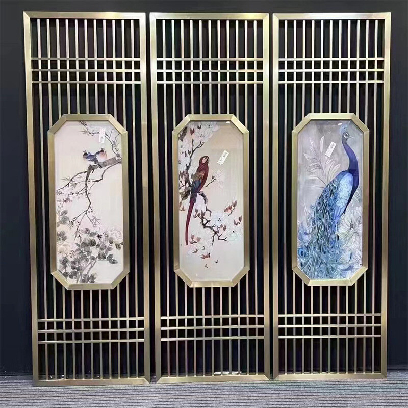 New Hotel Yellow, Titanium, Stainless Steel, Metal Screen, Lazette Partition, Chinese Background Wall, Aluminum Alloy, Laser Engraving New Hotel Yellow, Titanium, Stainless Steel, Metal Screen, Lazette Partition, Chinese Background Wall, Aluminum Alloy, Laser Engraving