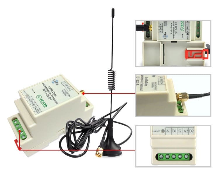 RS485 to Wireless LoRa Unit