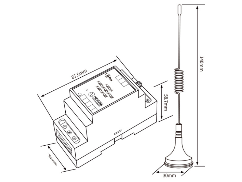 RS485 to Wireless LoRa Unit
