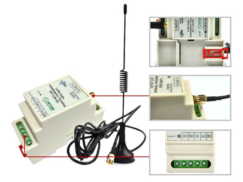 RS485 to Wireless LoRa Unit