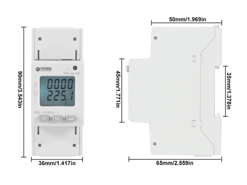 80A Direct Connection Single Phase Meter