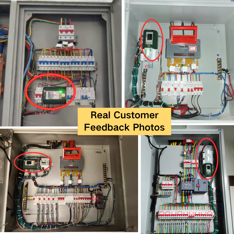 Smart Three Phase LCD Energy Meter